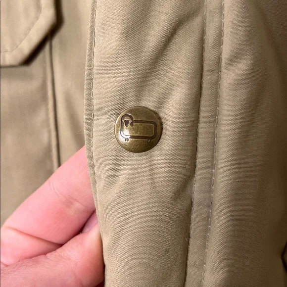 Woolrich Vintage Insulated Timber Jacket Coat Men's size XL tan USA with Hood